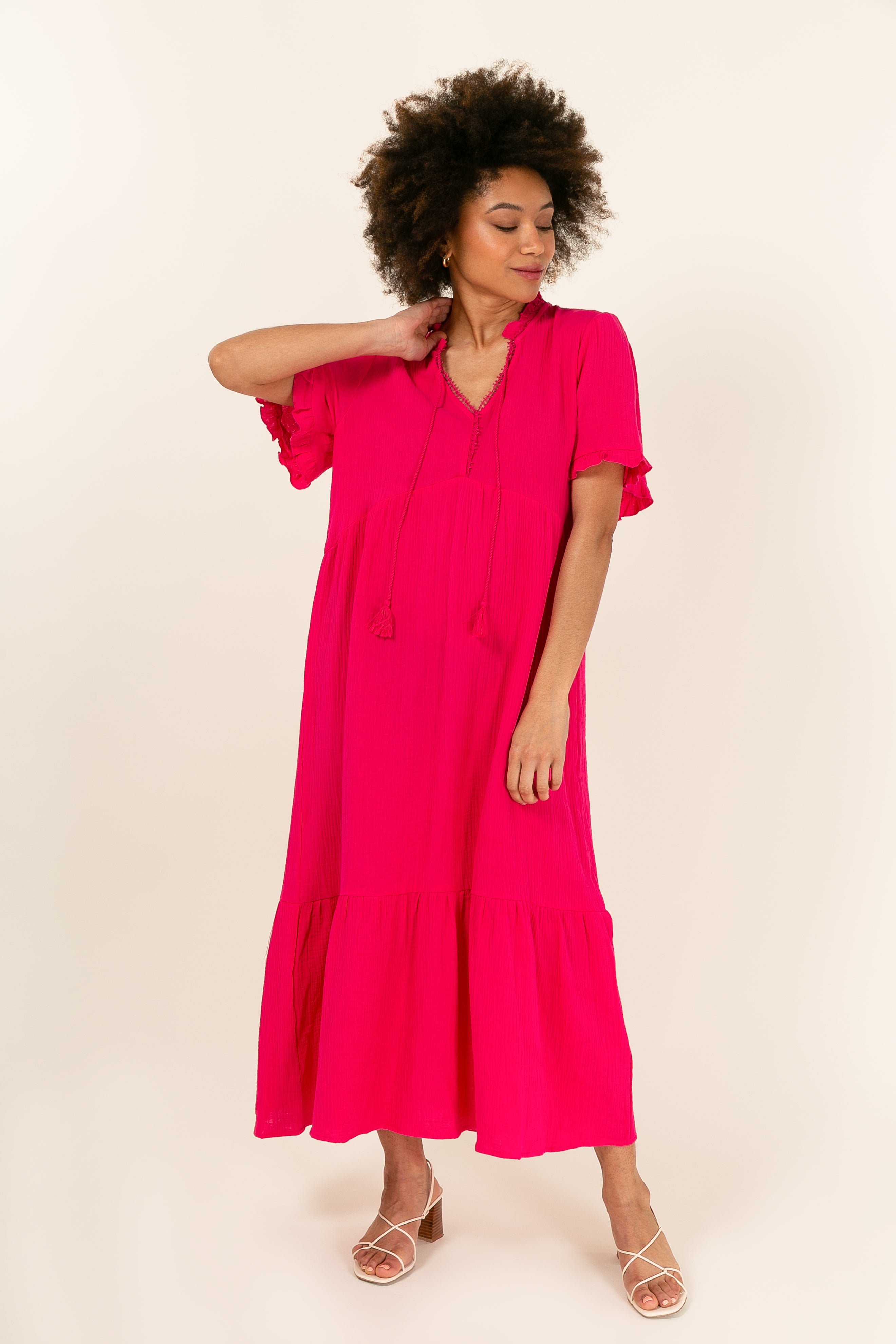 Robe Dolly rose Cherry Paris