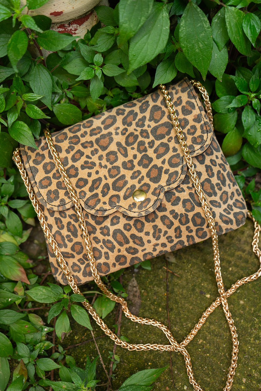 Sac MINI PIA LEOPARD - Léopard taupe