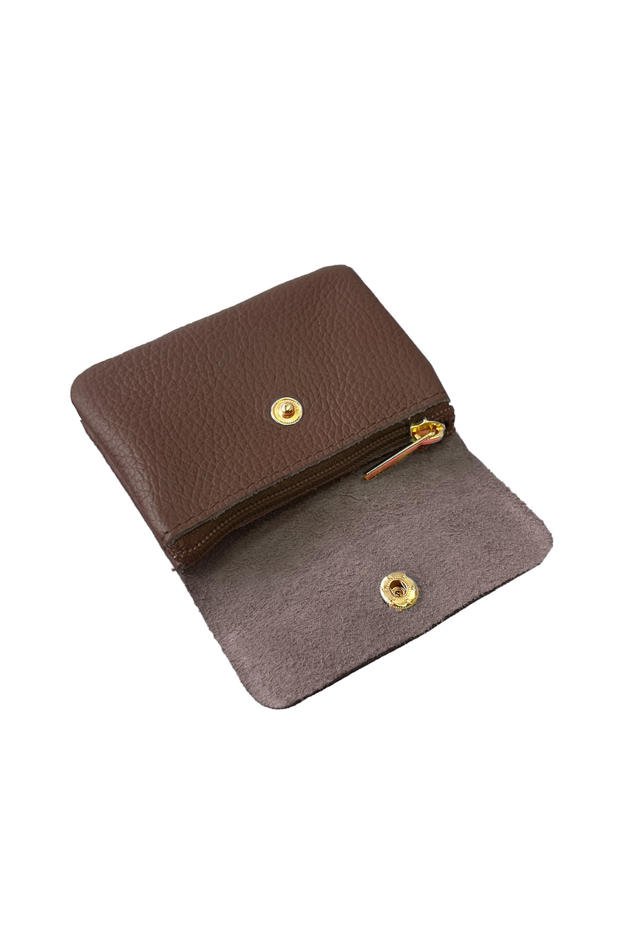Sac Porte-monnaie LUCE GRAINÉ - Chocolat