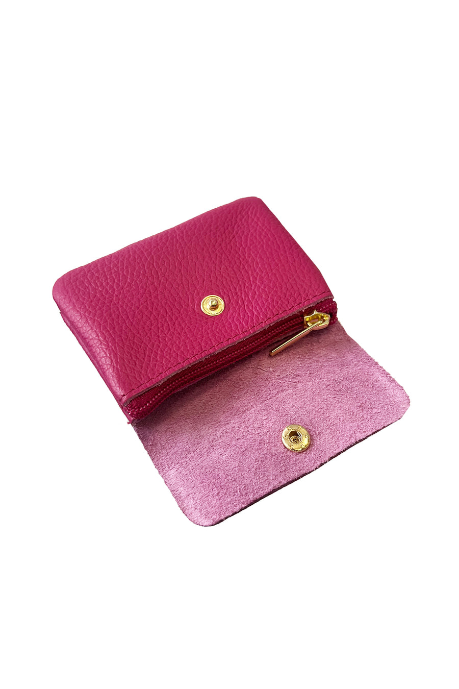 Sac Porte-monnaie LUCE GRAINÉ - Fuchsia