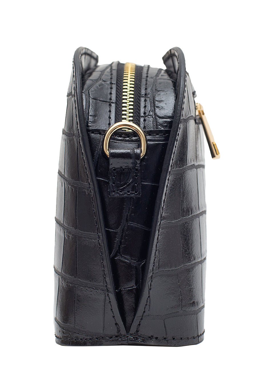 Sac DEBORAH CROCO - Noir