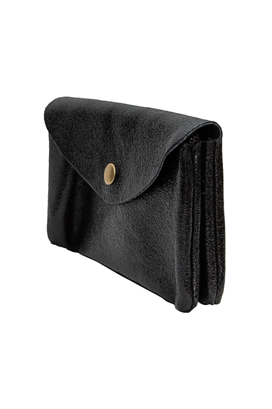 Sac pochette porte-monnaie KEREN METAL - Noir Métal