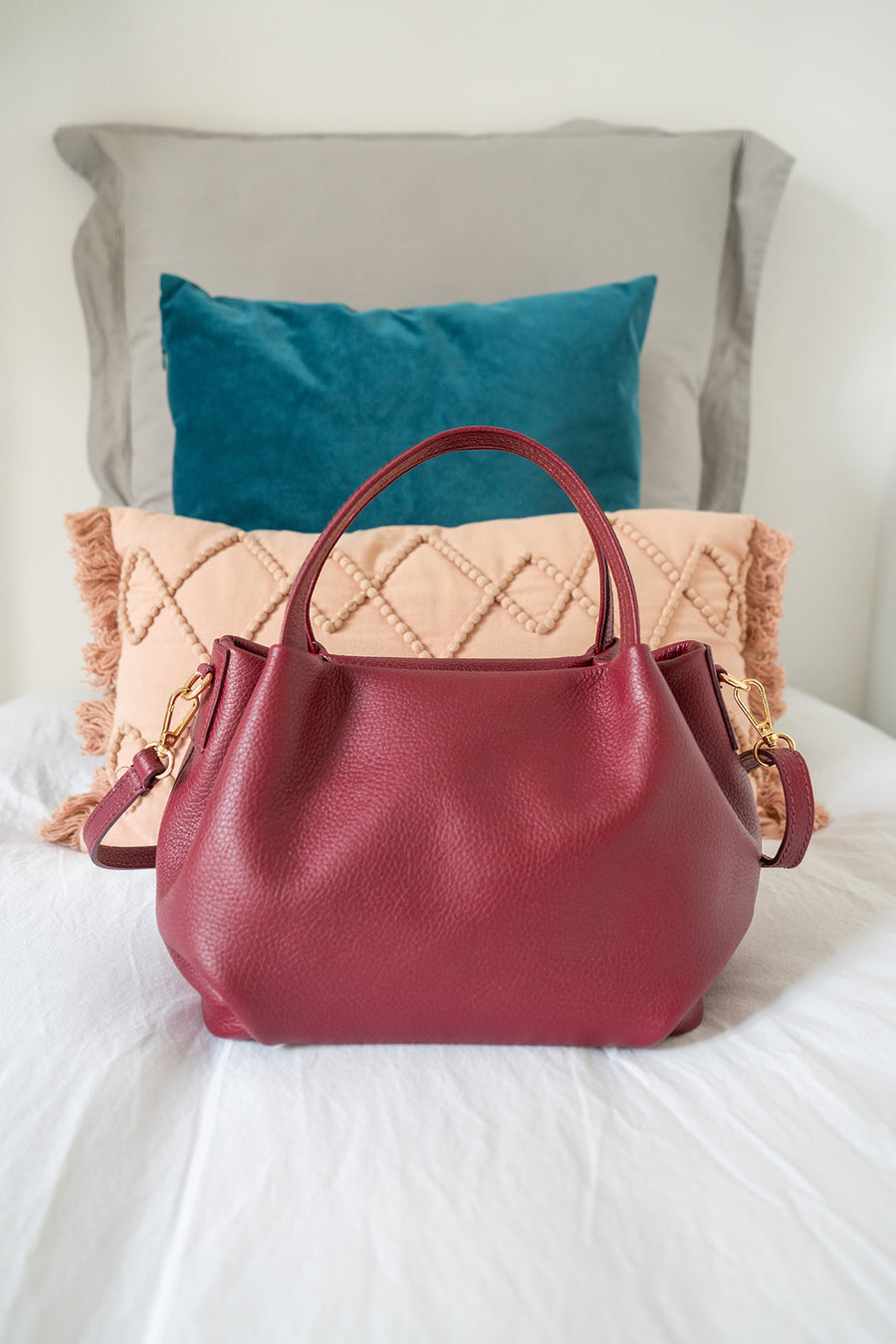 Sac à main CLELIA - Bordeaux
