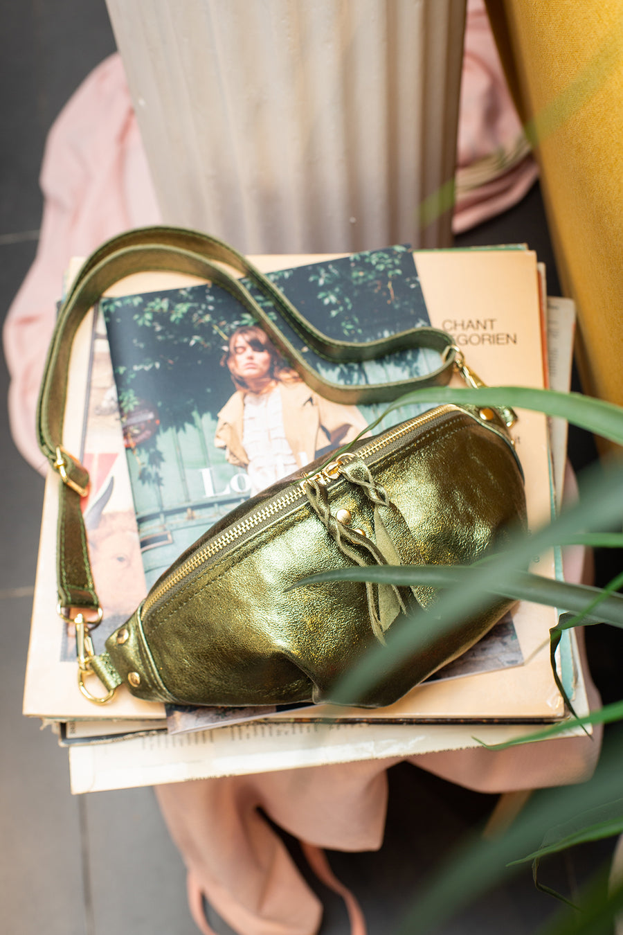 Sac Nelly - Kaki métal