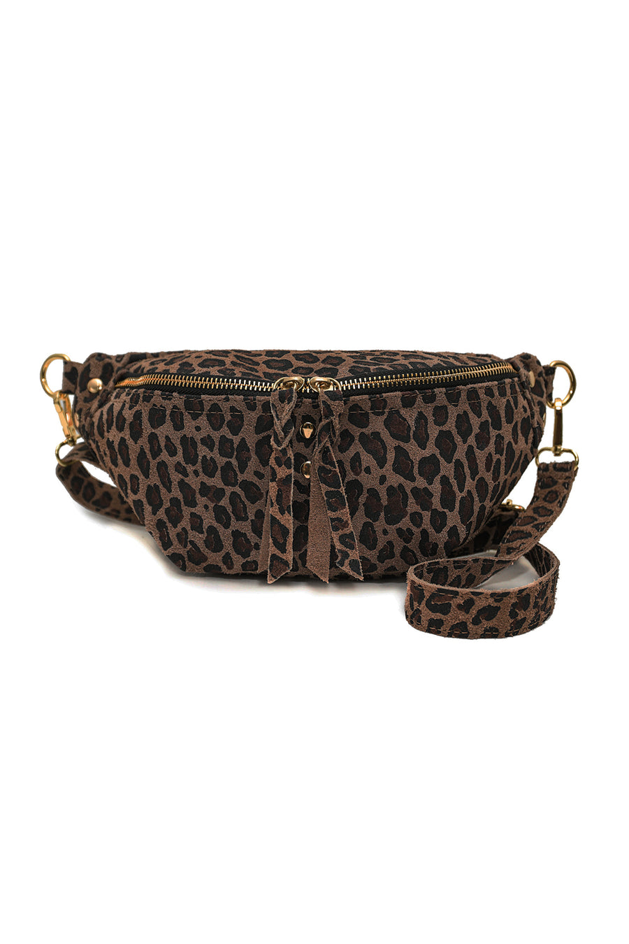 Sac NELLY LEOPARD - Marron