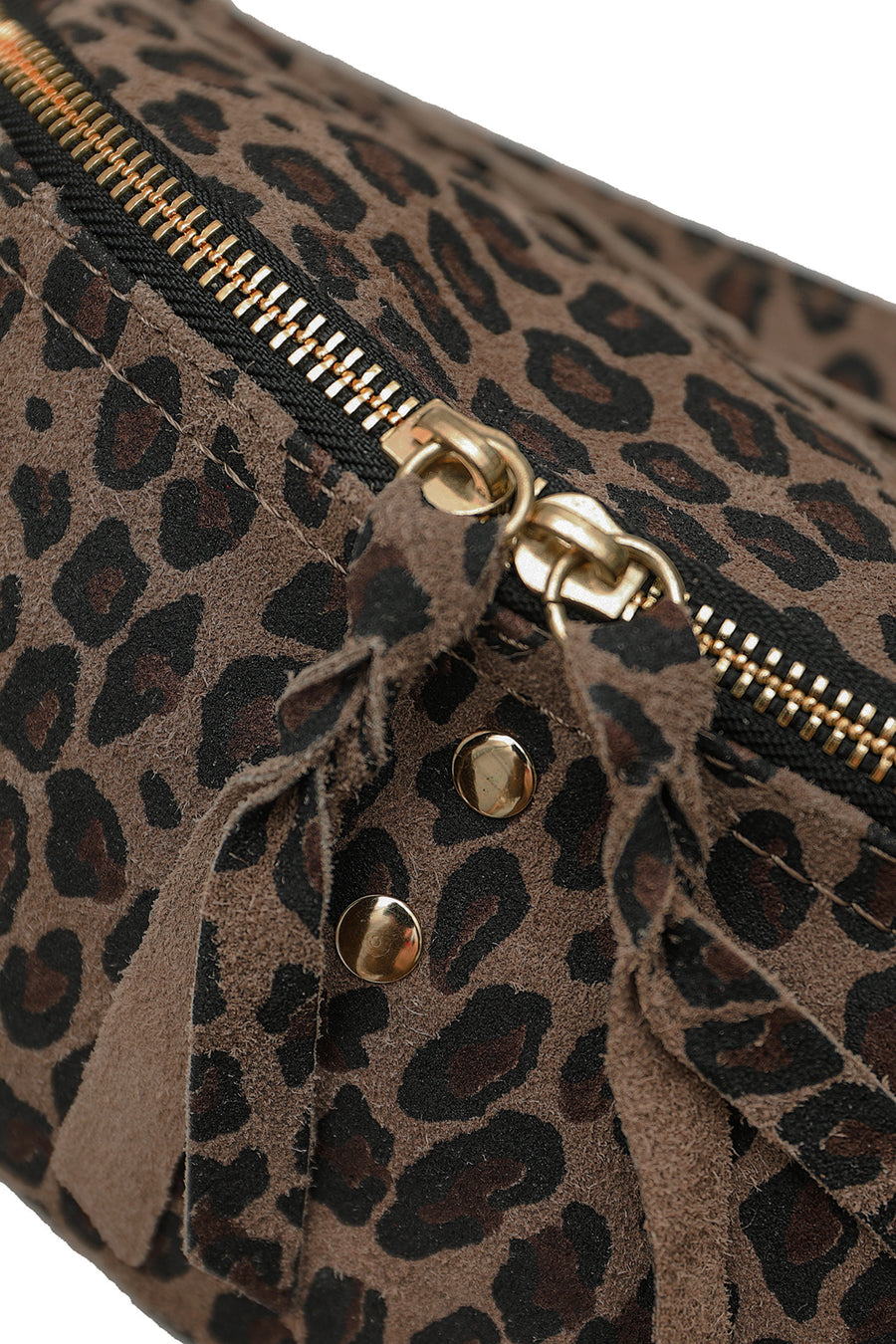 Sac NELLY LEOPARD - Marron