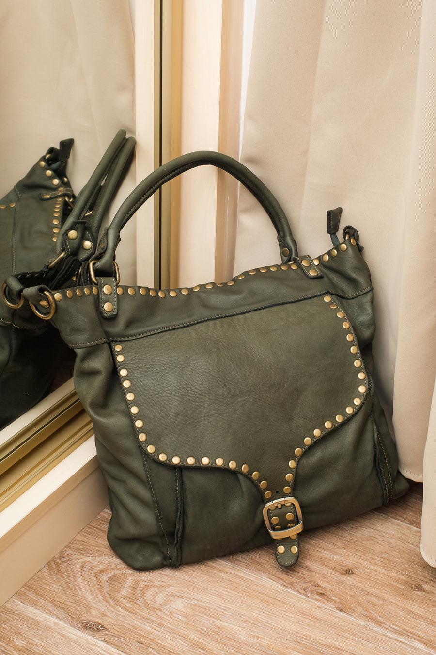 Sac vintage SANDRA - Kaki