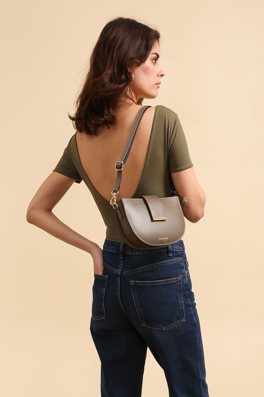 Sac TIGUIDA - Taupe foncé