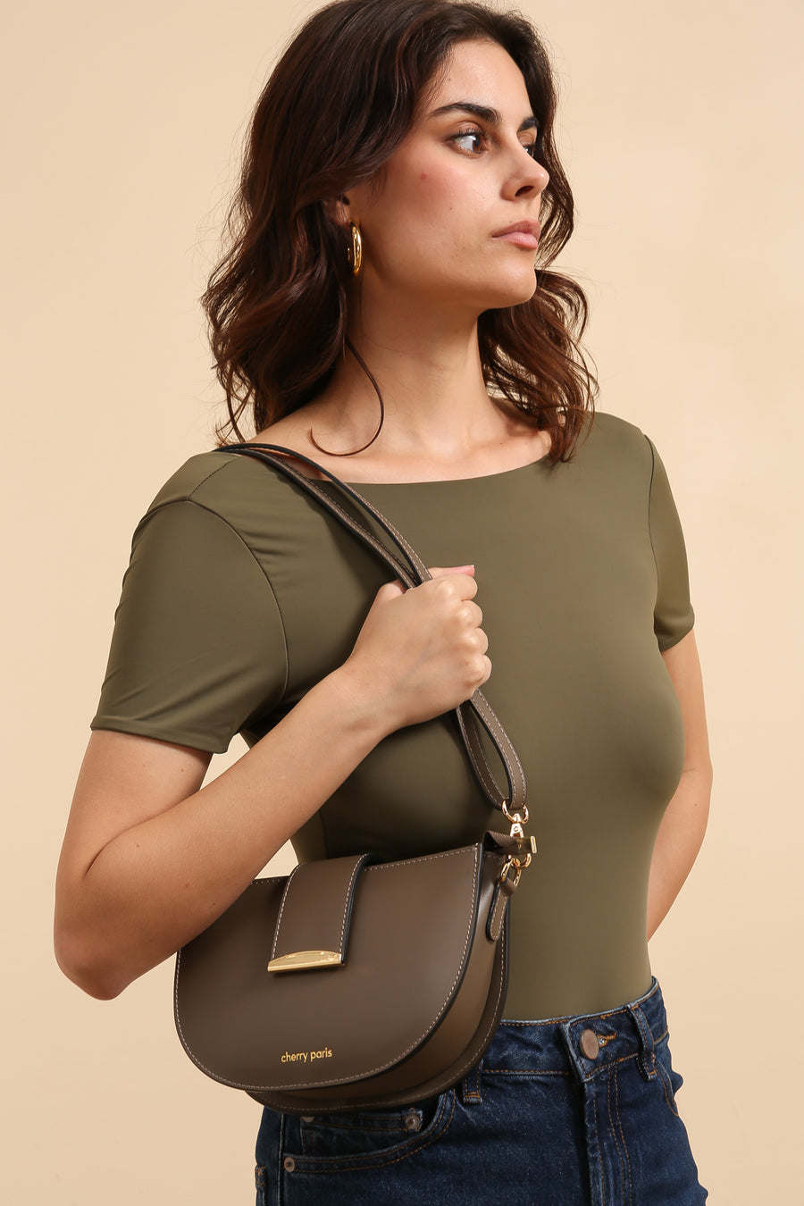 Sac TIGUIDA - Taupe foncé