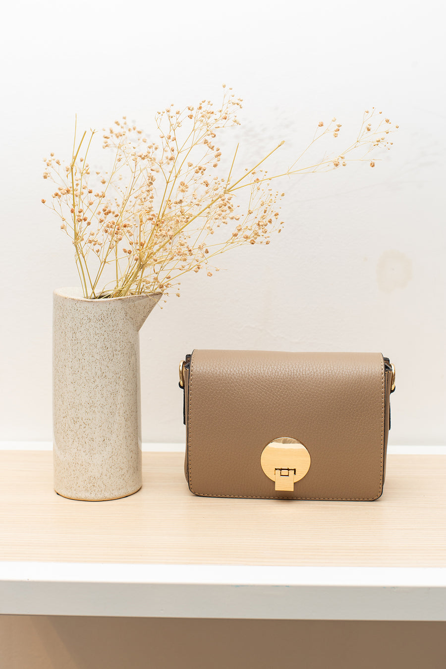 Sac pochette AMALIA - Taupe