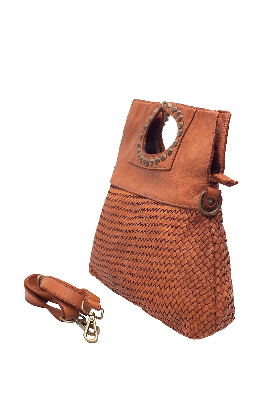 Sac vintage ATHENAIS - Camel