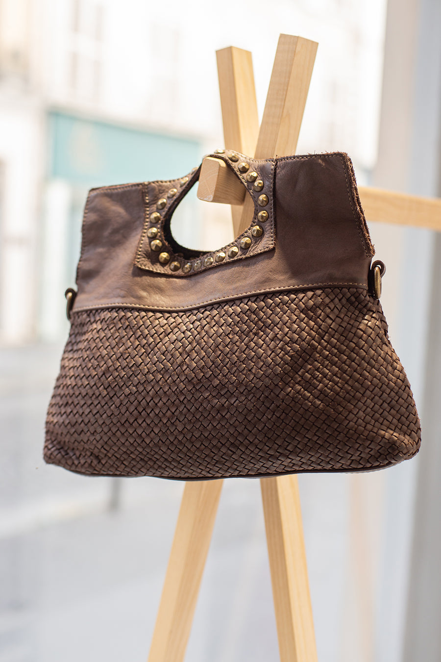 Sac vintage ATHENAIS - Marron