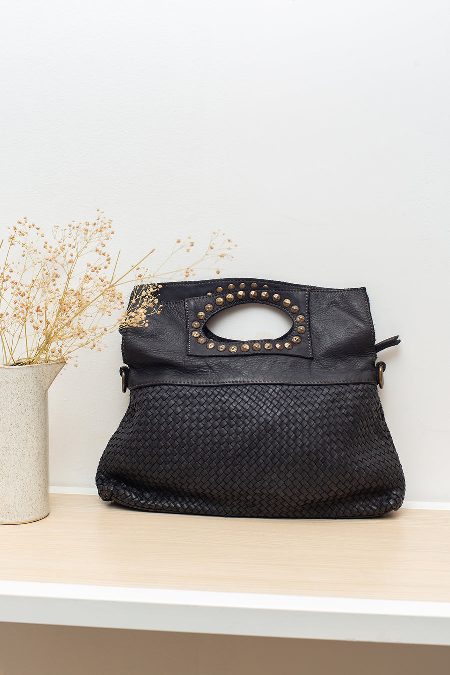 Sac vintage ATHENAIS - Noir