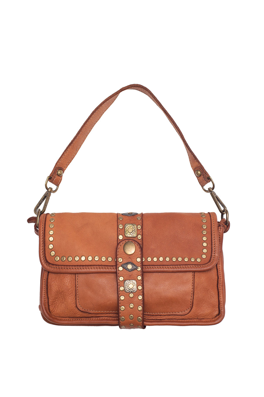 Sac vintage LINDSAY - Camel