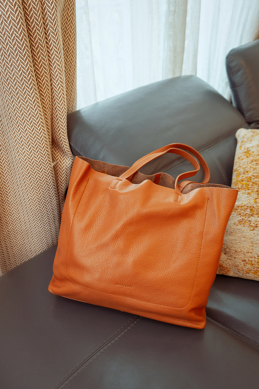 Sac Cabas CELESTINE - Cognac