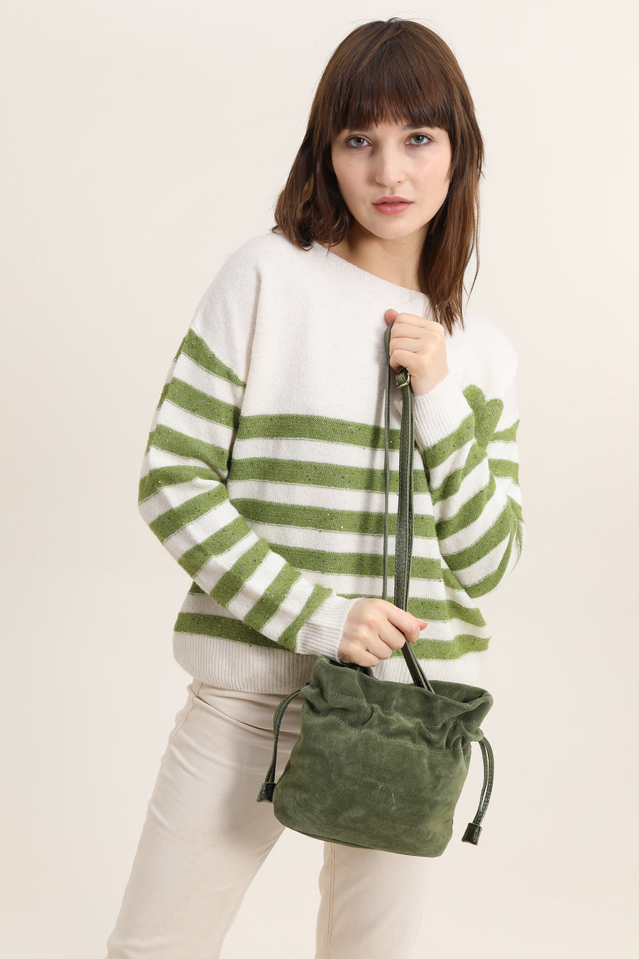 Sac Bourse LYA - Kaki