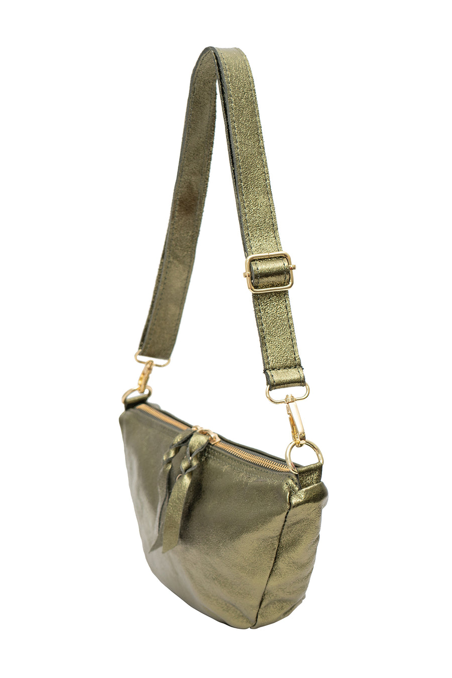 Sac ELYSSA METAL - Kaki métal