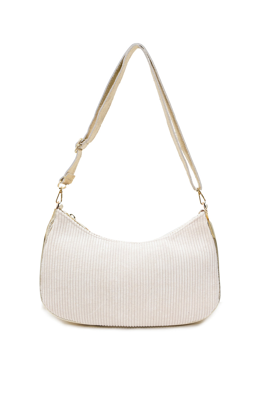 Sac ELEANORE VELOURS - Ecru
