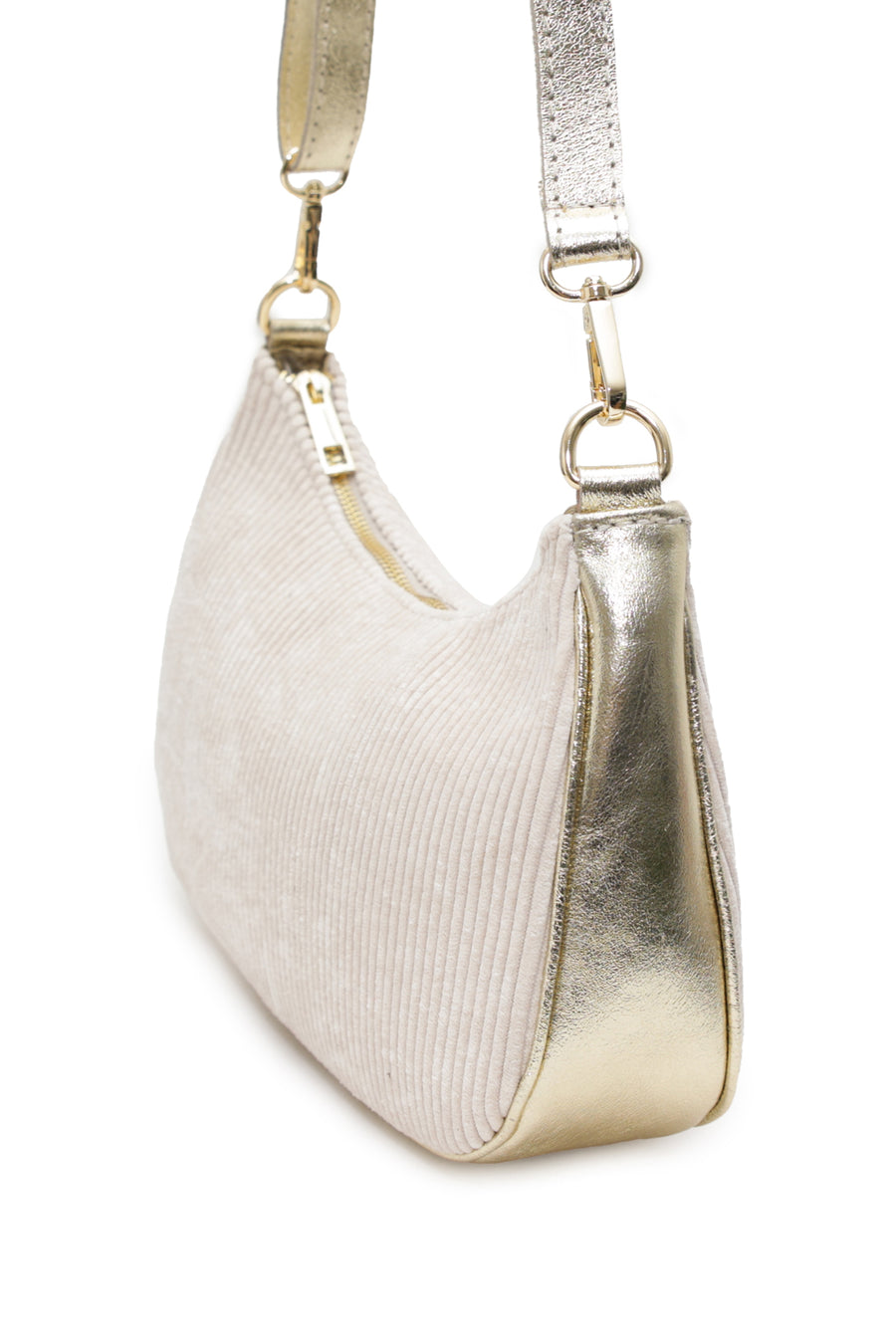 Sac ELEANORE VELOURS - Ecru