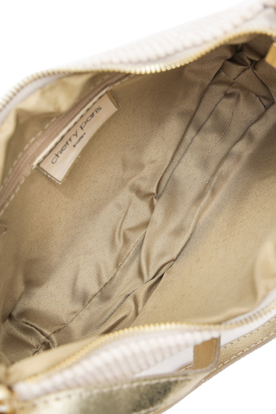 Sac ELEANORE VELOURS - Ecru