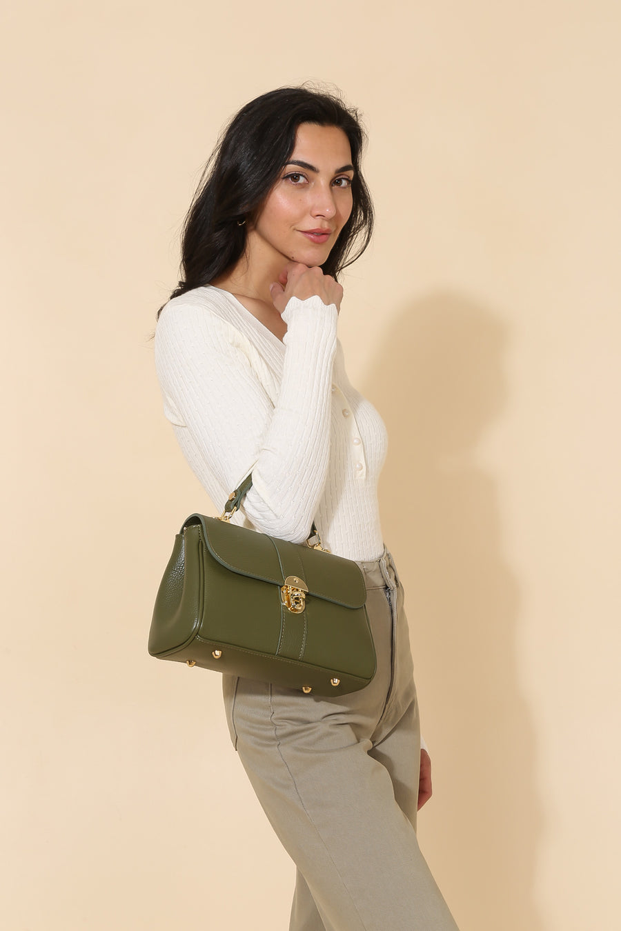 Sac à main MAELIE - Kaki