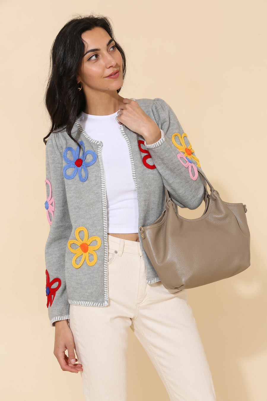 Sac à main ALLEY - Taupe