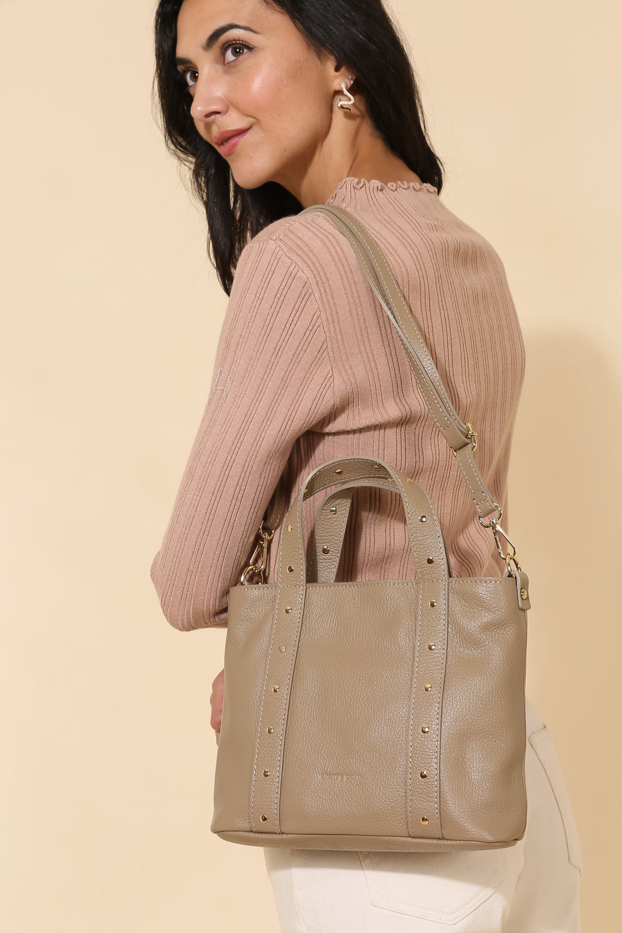Sac à main AIMEE - Taupe