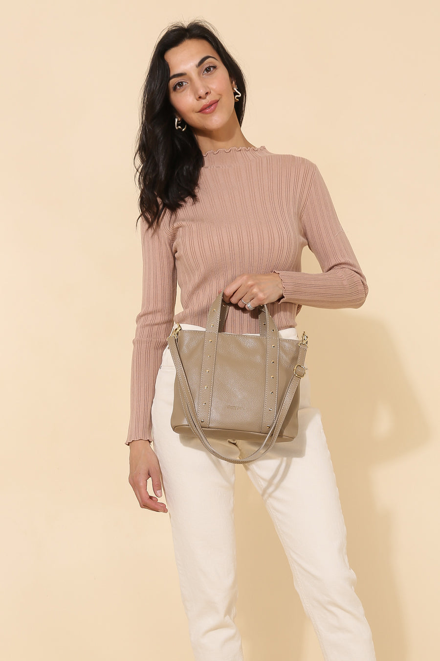 Sac à main AIMEE - Taupe