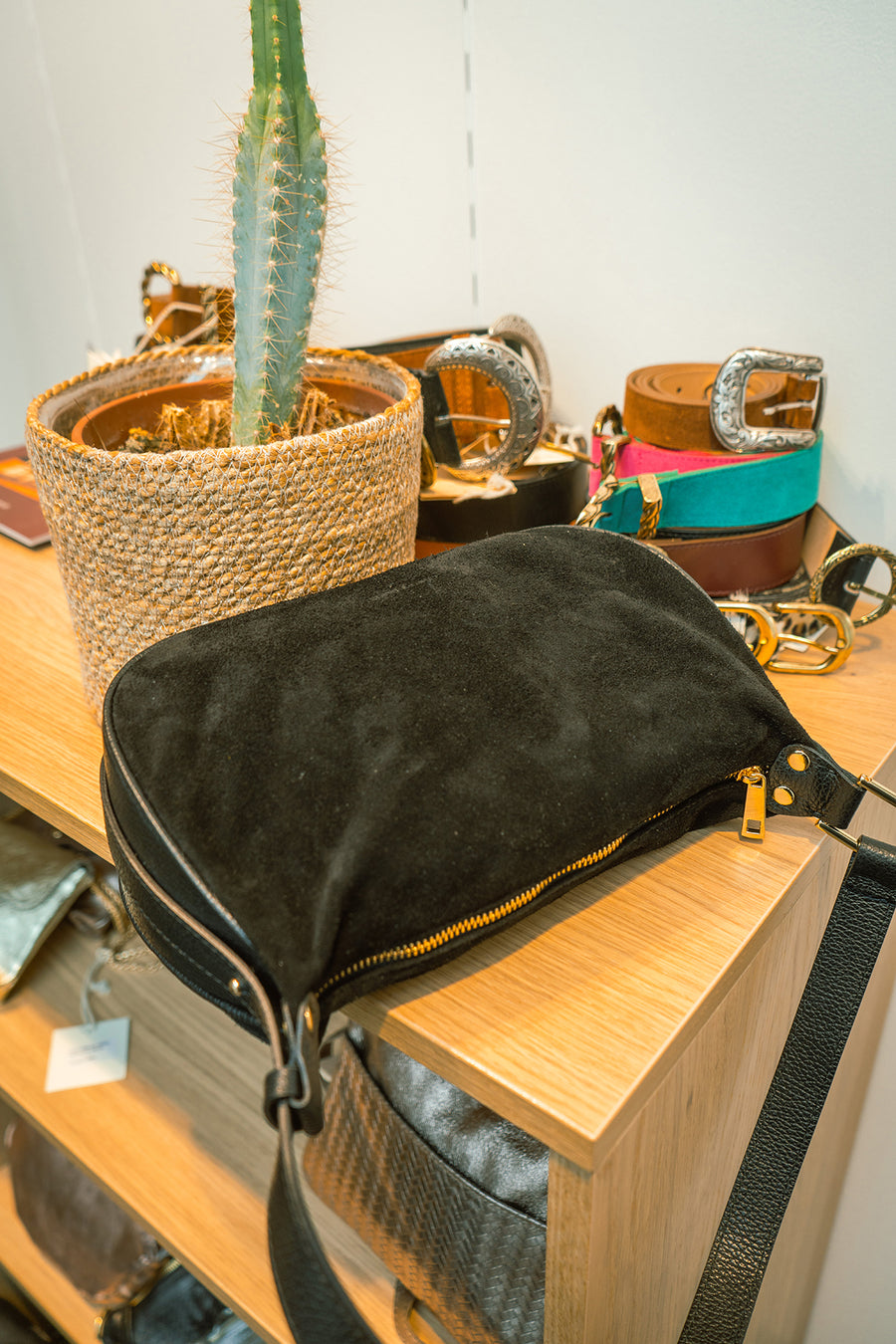 Sac AMICIE SUEDE - Noir