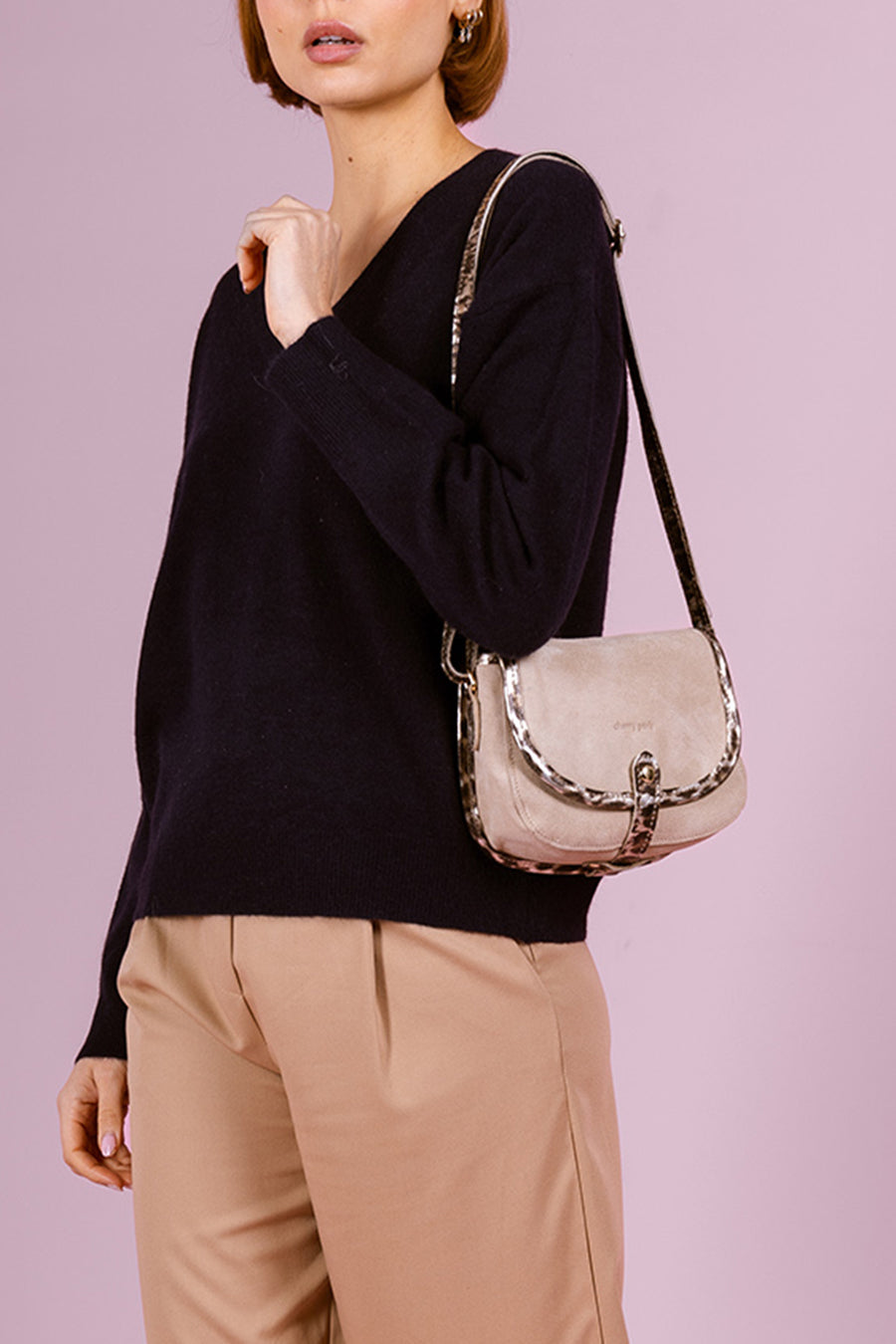 Sac MEISSA SUEDE - Beige