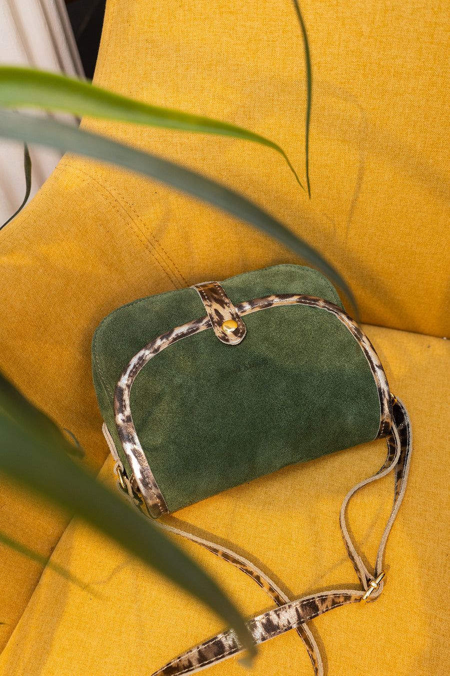 Sac MEISSA SUEDE - Kaki