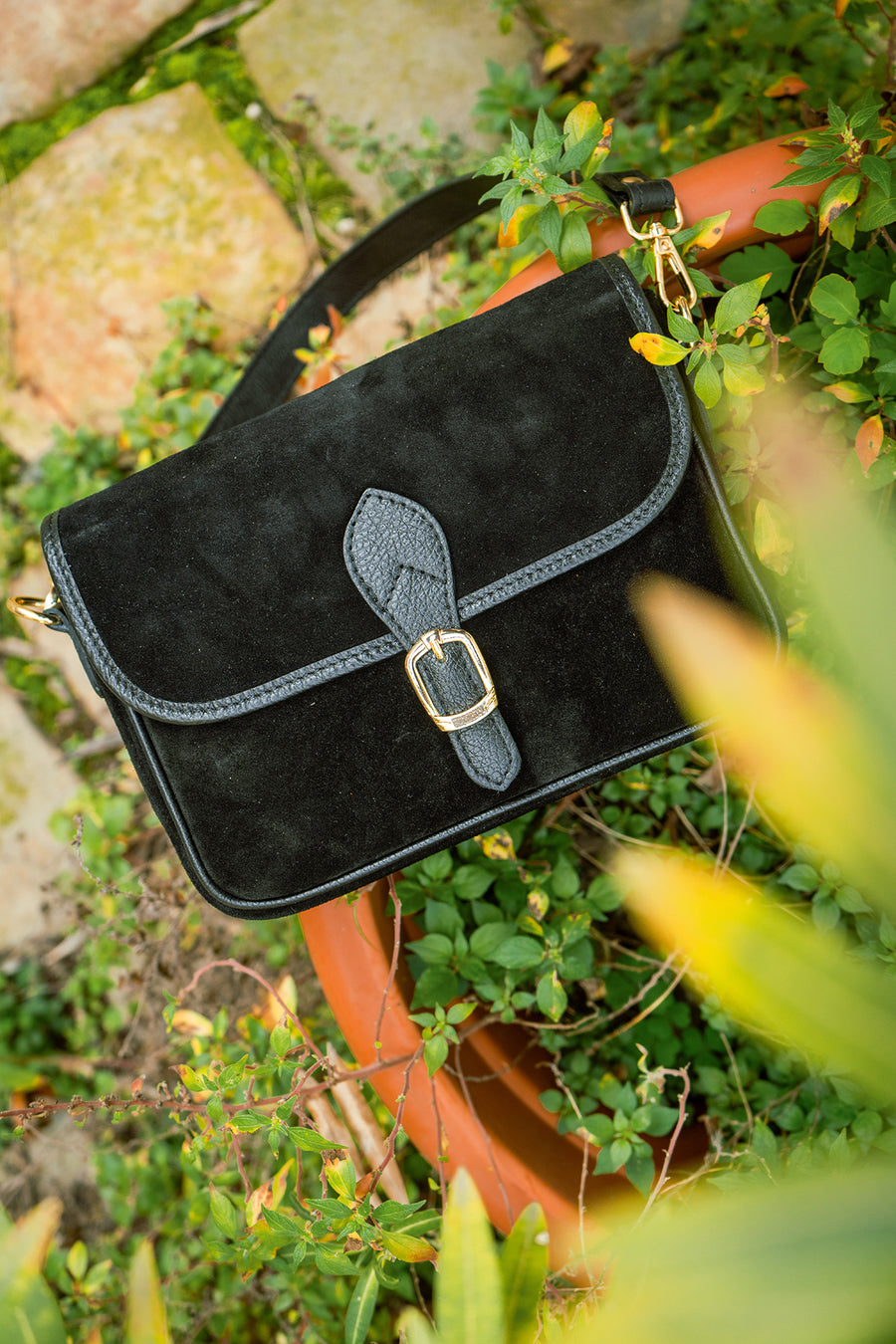 Sac EDITH SUEDE - Noir