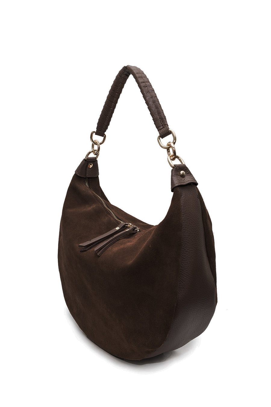 Sac NADINE SUEDE - Chocolat