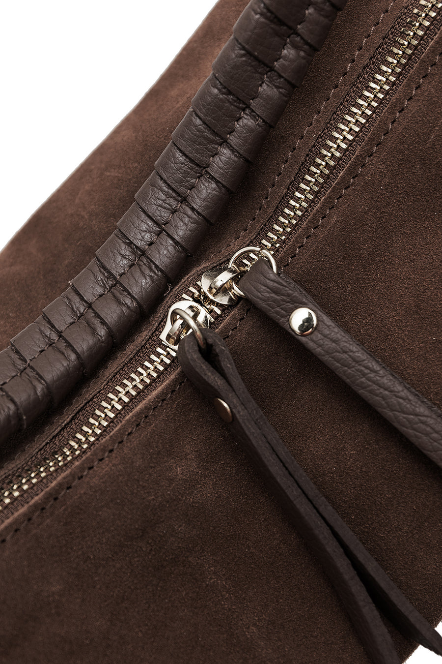 Sac NADINE SUEDE - Chocolat