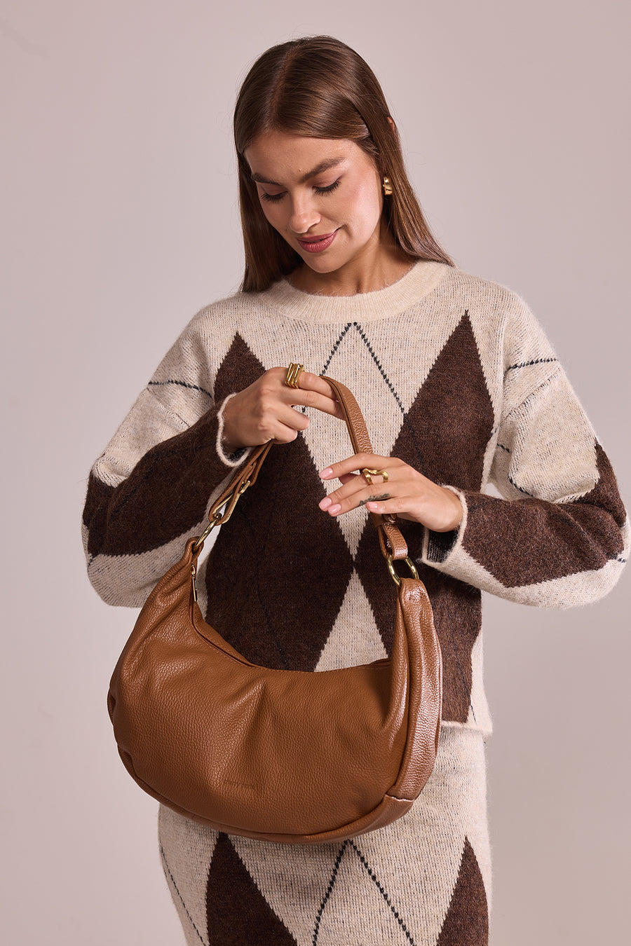 Sac ELVIRE - Cognac