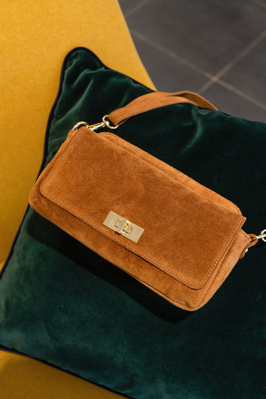 Sac ILIANA SUÈDE- Camel