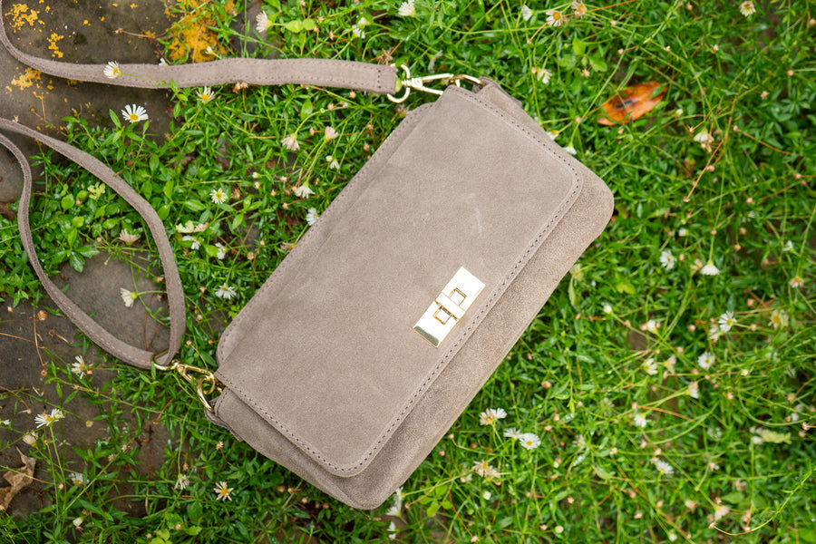 Sac ILIANA SUÈDE- Taupe