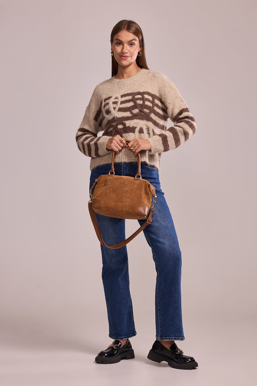 Sac ANIXE SUÈDE- Camel