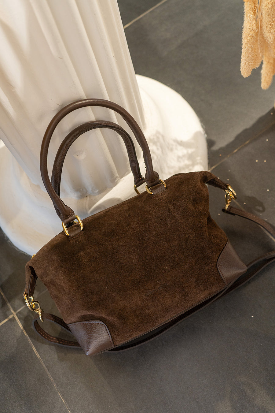 Sac ANIXE SUÈDE- Chocolat