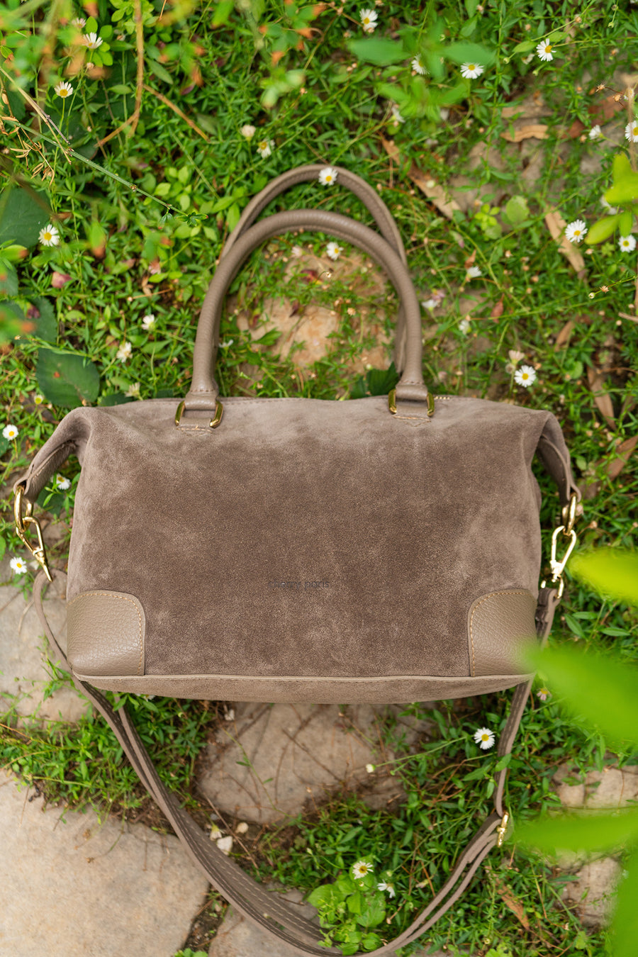 Sac ANIXE SUÈDE- Taupe