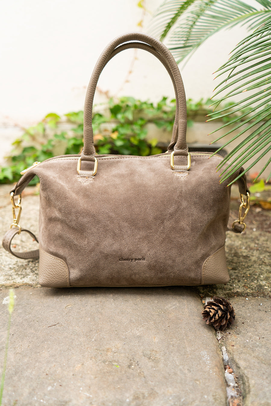 Sac ANIXE SUÈDE- Taupe