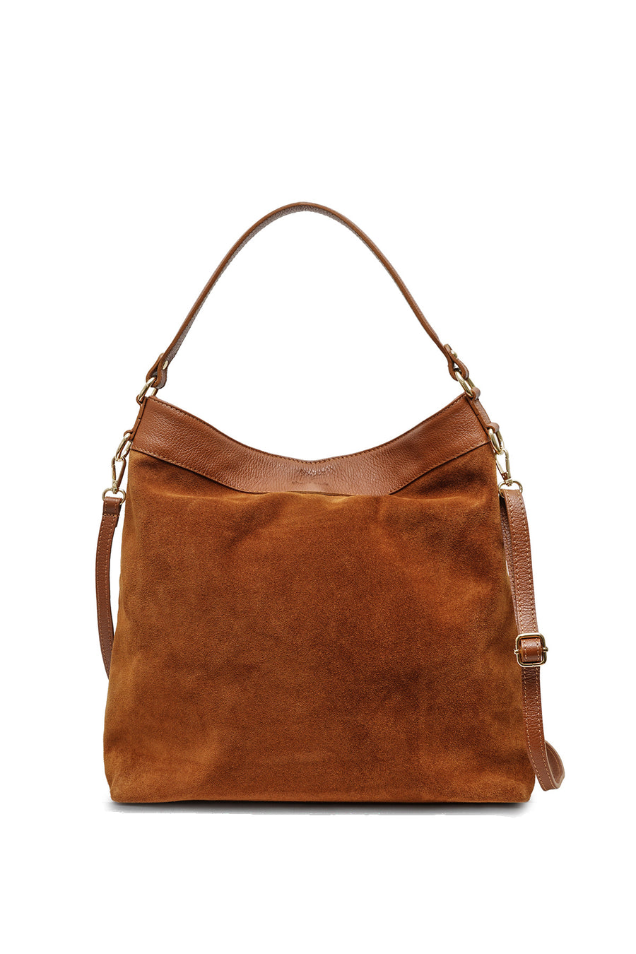 Sac CÉLINA SUÈDE- Camel
