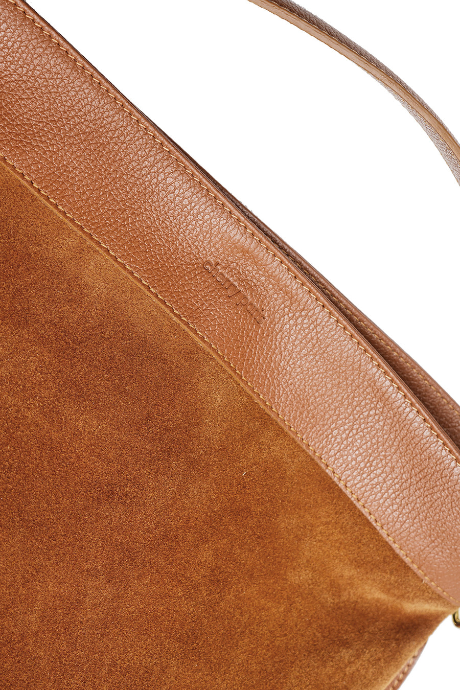Sac CÉLINA SUÈDE- Camel