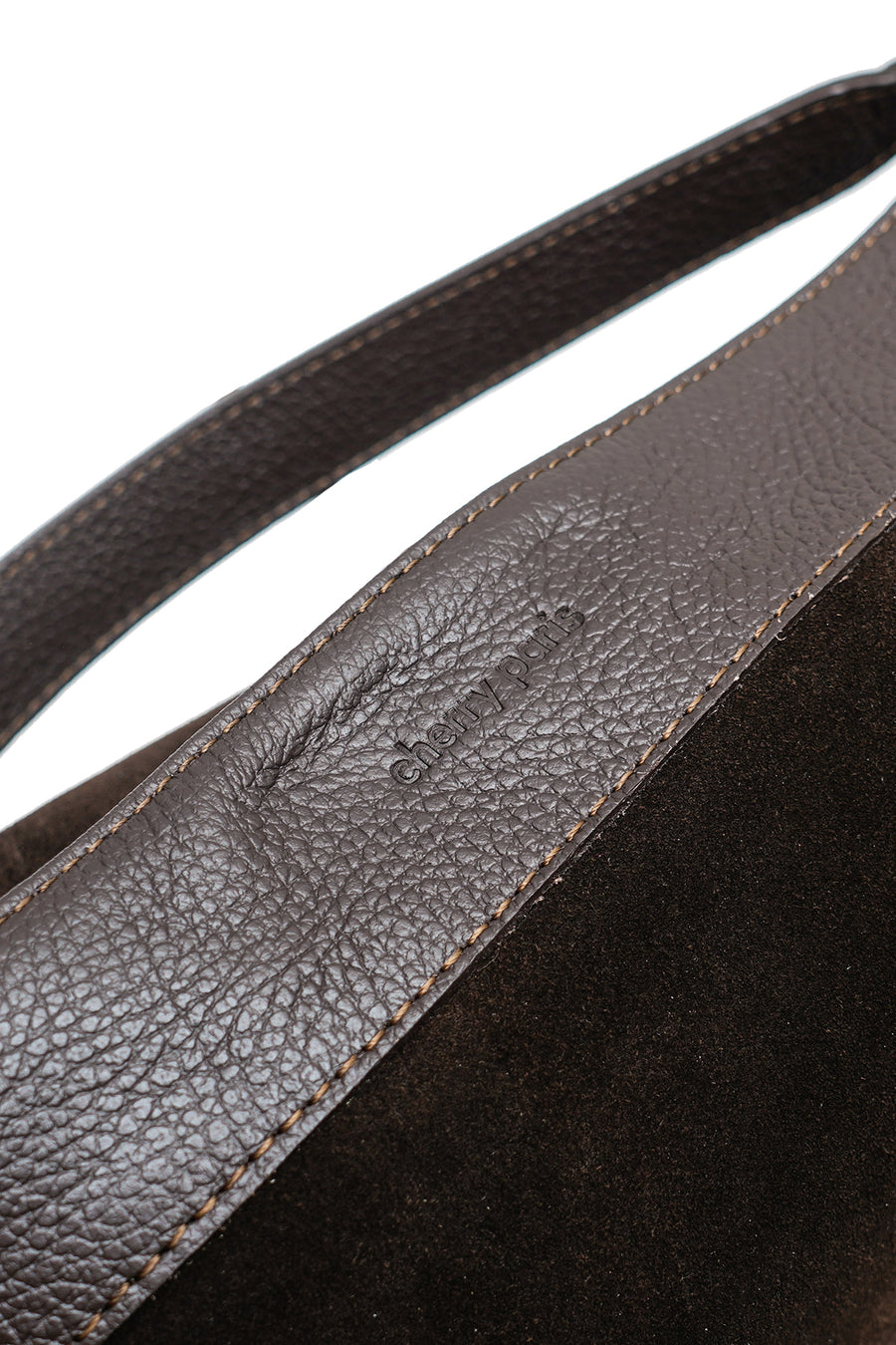 Sac CÉLINA SUÈDE- Chocolat