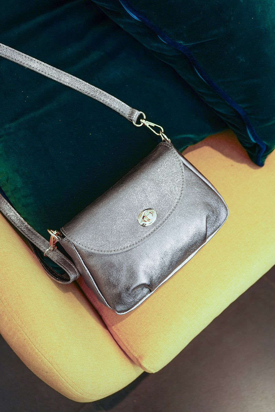 Sac LONORA MÉTAL- Argent