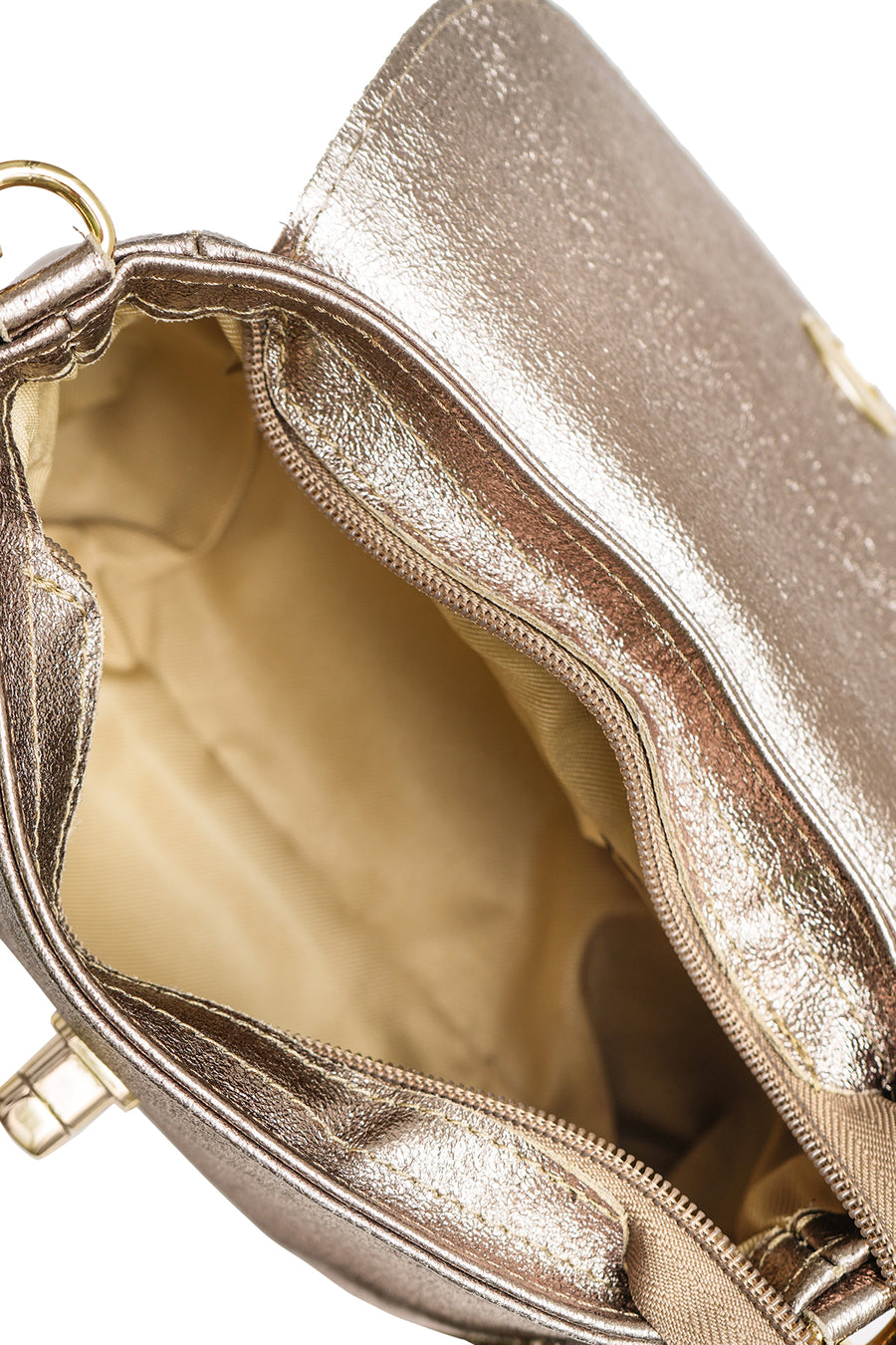 Sac LONORA MÉTAL- Étain