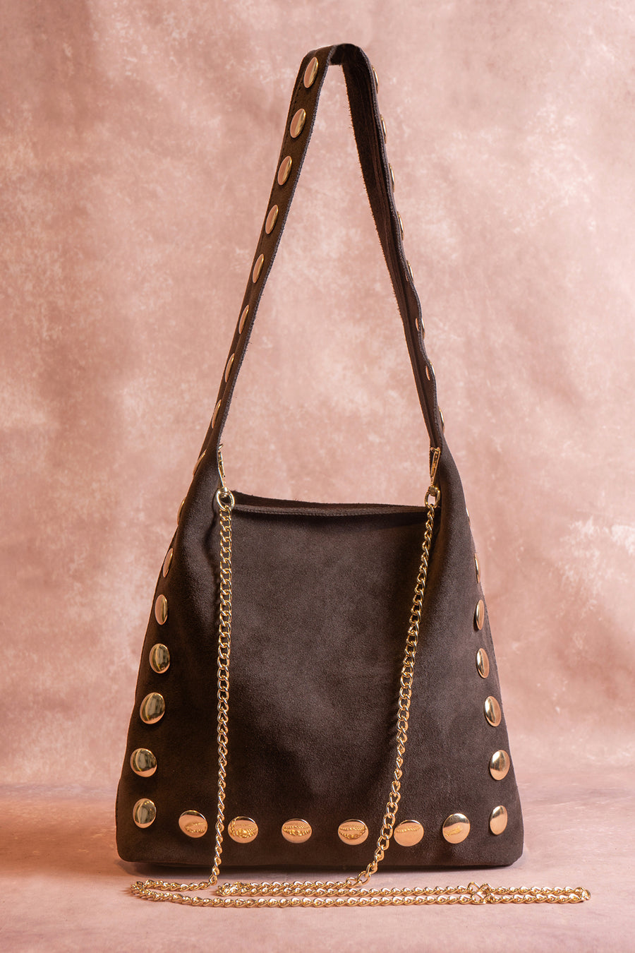 Sac ALEXANE SUÈDE - Chocolat