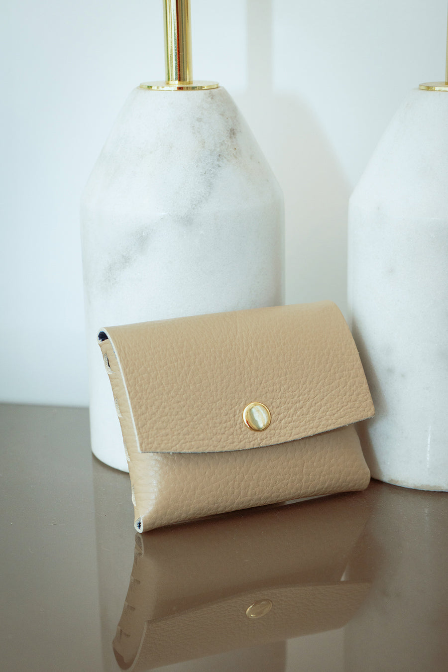 Porte-monnaie sac JUNE - Taupe