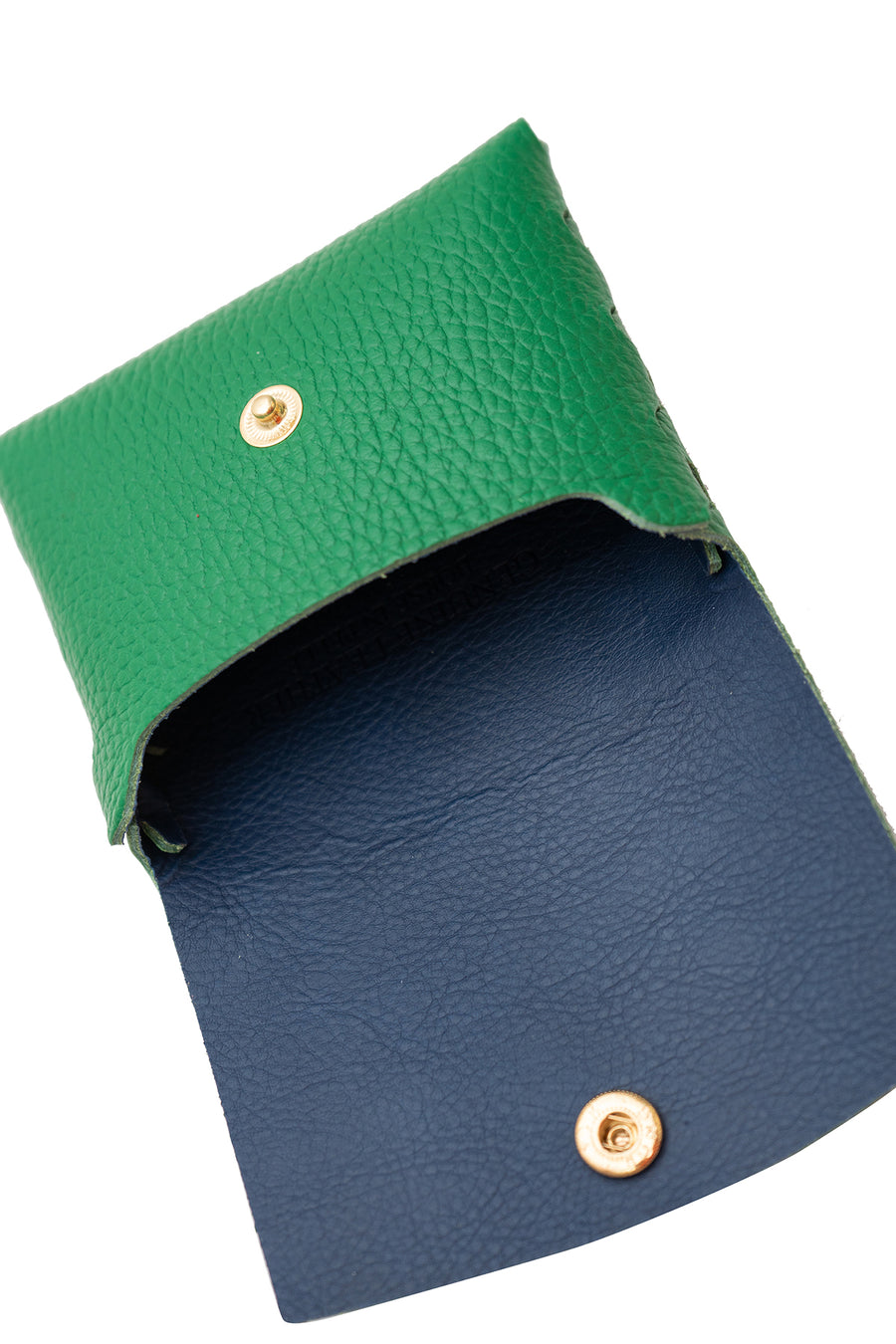 Porte-monnaie sac JUNE - Vert Emeraude