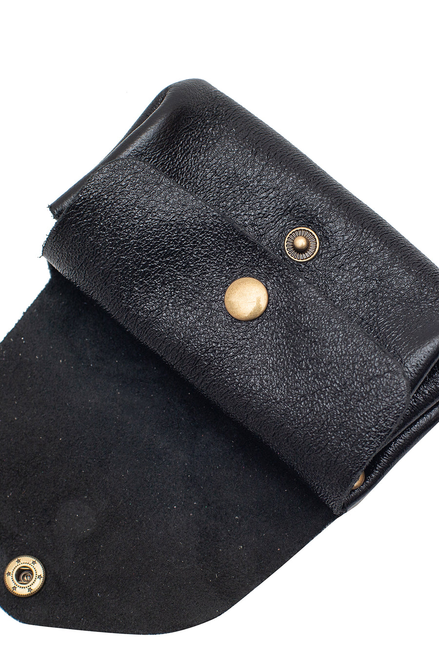 Porte-monnaie sac SUZIE METAL - Noir métal